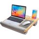 thumbnail image 1 of Lap Desk HUANUO se adapta a portátiles de hasta 17 pulgadas con alfombrilla de ratón de madera, 1 of 8