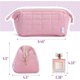 thumbnail image 2 of Cosmetiquero Acolchado Ms. Pen Rosa Puff con Cierre, 2 of 3