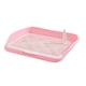 thumbnail image 4 of Inodoro Para Perros, Bandeja De Arena Para Mascotas, Bandeja Portátil Para Orinal Para Interiores, Otras Mascotas, Conejito, Valla Mediana Rosa, 4 of 5