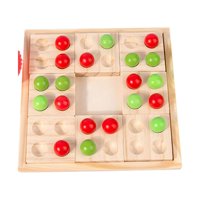 Bothyi - Juego De Cuentas De Madera Montessori, Rompecabezas, Juguetes Educativos Para Edades Tempranas Para Niños