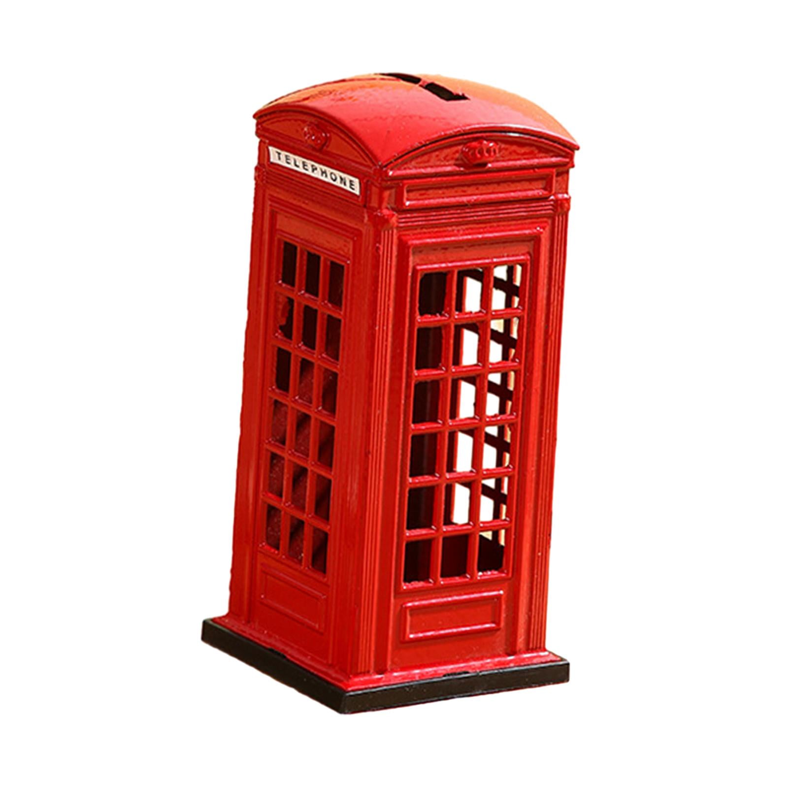 Magideal - Alcancía De Telefónica, Hucha, Adorno Encantador De Metal Vintage Creativo, Olla De Ahorro De Telefónica Para Niñas Que Ahorran Dinero