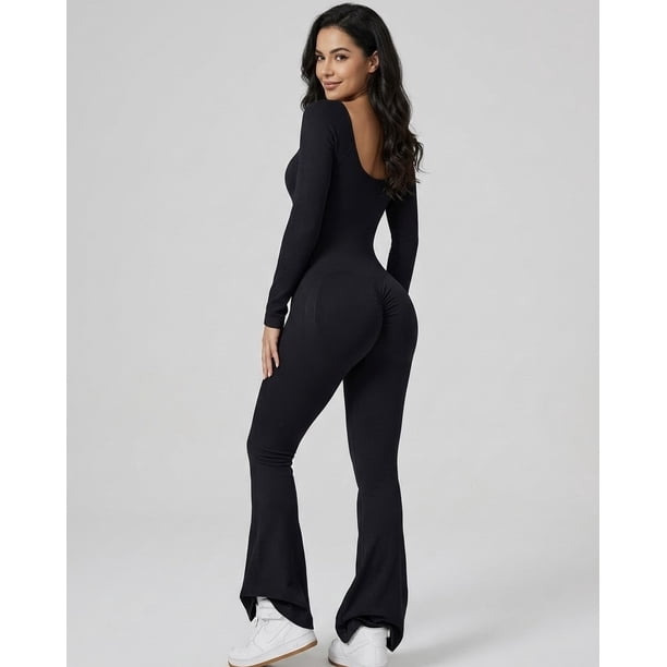 Enterizo Deportivo Mujer Flare Push Up Seductor Premium