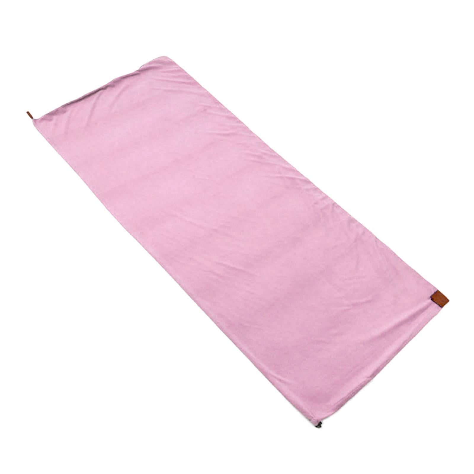 Magideal - Saco De Dormir De Lana Portátil, Saco De Dormir Cálido De Emergencia, Sábana, Manta De Camping Para Viaje En Clima Frío, Correr, Pesca Deportiva Rosa