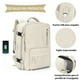 thumbnail image 5 of Mochila De Viaje De Gran Capacidad Con Hombros Usb Puerto Beige, 5 of 7