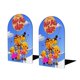 thumbnail image 1 of Rolie Polie Olie Sujetalibros decorativos temáticos, tope para estantería con base antideslizante, uso dual para hogar y oficina - 2 piezas, 1 of 6
