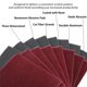 thumbnail image 4 of Scuff Pad Variety Pack QZATTCAEN 8 unidades, 4 unidades cada una, color granate, gris, 4 of 7