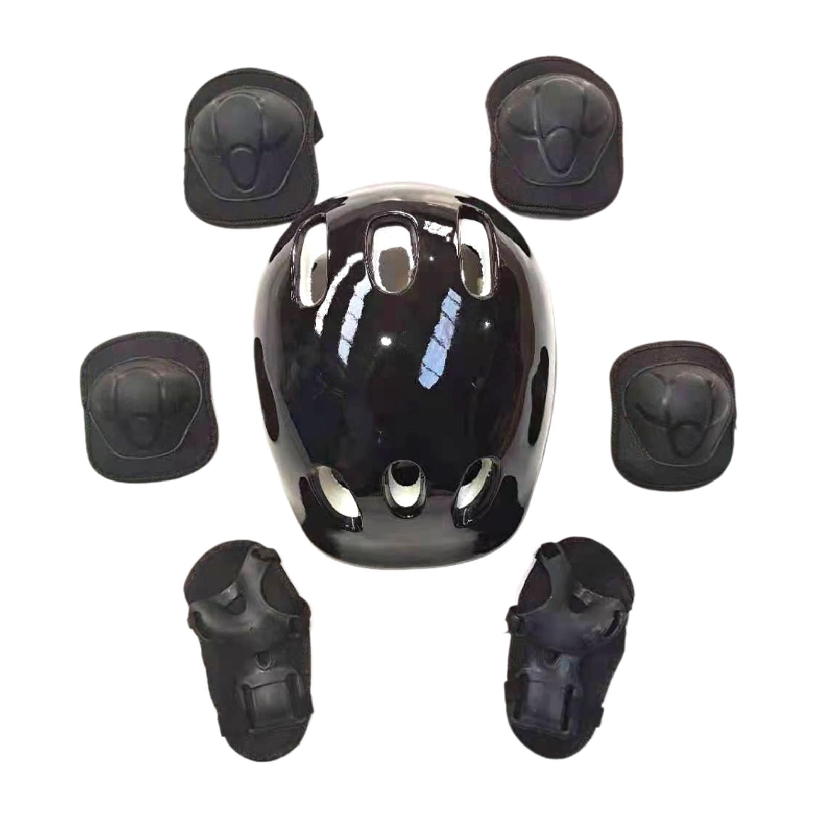 Ioensy - 7 Unids/set Equipo De Casco De Bicicleta Casco De Monopatín Para Adolescentes Para Deportes Skate Niños