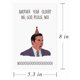 thumbnail image 2 of Tarjeta de cumpleaños Gonzey Dwight Schrute The Office Theme, 2 of 4