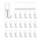thumbnail image 1 of Ganchos de pared MOVELYST, 18 tiras adhesivas transparentes, sin dañar la superficie, 1 of 8