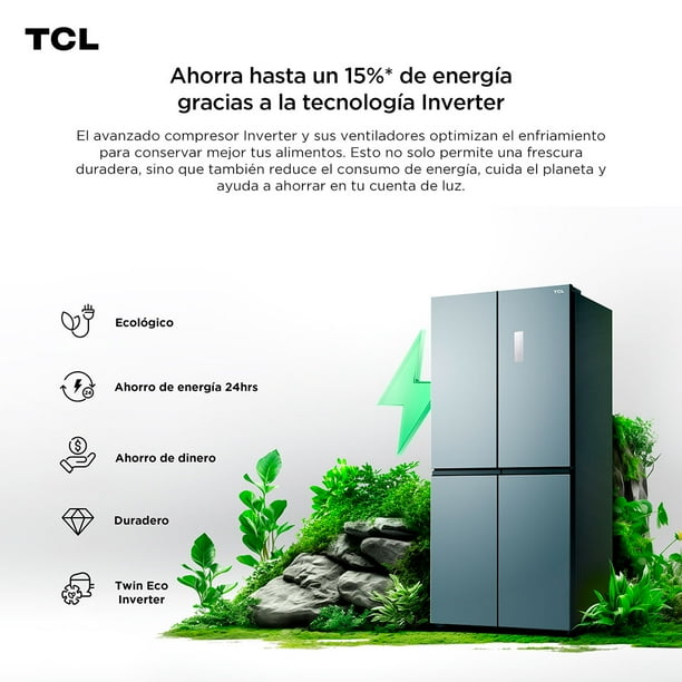 Refrigerador Cross Door TCL 518L C521CD | Lider