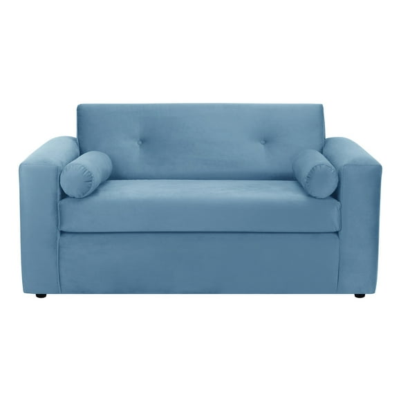 Sofa Vivo 2c Felpa 30 Azul Petroleo
