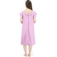 thumbnail image 3 of Bata de hospital NY Threads para mujer, suave y elegante, rosa, L-XL, 3 of 7
