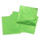 thumbnail image 2 of 100x Paquete De Caramelo De Chocolate Papel De Aluminio Aluminio Tinfoil Wrappers Green, 2 of 3