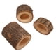 thumbnail image 1 of Tocón De árbol 3x Soporte De Vela De Madera Para La Luz Del Té Para La Decoración De La Boda, 1 of 3