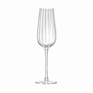 Muebles Santa Ana - Set 6 Vasos Champagne Clear Frederick Gold