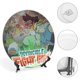 thumbnail image 4 of Chica de pelea invencible Plato decorativo de porcelana fina (bone china), plato decorativo de cerámica para hogar, oficina, soporte de pared, platos decorativos para dormitorio - 6 pulgadas (15 cm), 4 of 6