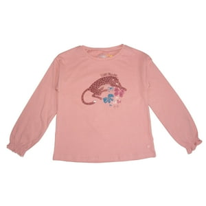 Polera Niña Palo Rosa Pillin