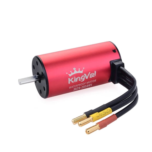 Motor Brushless Impermeable KingVal 3670 2850KV para Auto RC 1/8 y 1/10
