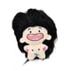 thumbnail image 4 of Linda Muñeca Decorativa De Dibujos Animados De Peluche Para Niños Y Niñas Cesta De Relleno Negro, 4 of 5