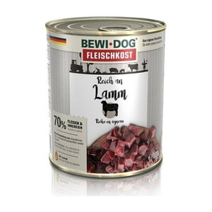 Lata Bewi Dog Perros Adultos Cordero 800 Grs. X 6 Un.