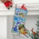 thumbnail image 2 of Calcetín de Navidad Desmarcar RoboGobo Lino Blanco 54x38 cm, 2 of 5