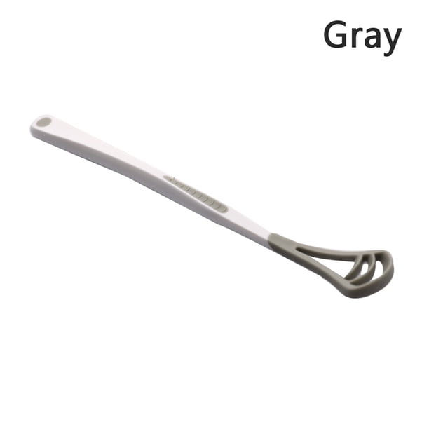 1Pcs Tongue Scraper Non-slip Handle Tongue Brush Oral Hygiene Dental Care Cleaner For Teenager And Adult
