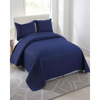 Imac Hogar - Cubrecama Quilt Texturizado Estilo Moderno Y Confort King-Super King