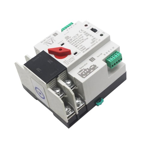 Ioensy - Interruptor De Transferencia Automático De Doble Potencia Accesorio Comercial Urbano 2P 100A 220V