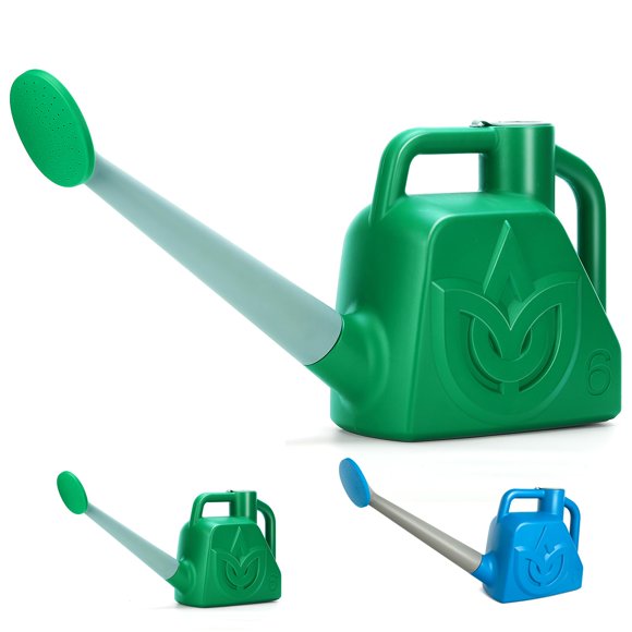 Regadera XXXFLOWER de 6 L verde con boquilla desmontable