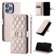 thumbnail image 1 of Funda Acolchada con Anilla y Correa para iPhone 16 Pro Max Slots para Tarjetas Oro rosa, 1 of 5