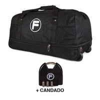 F - Bolso Kong L 80Lts. Negro + Candado