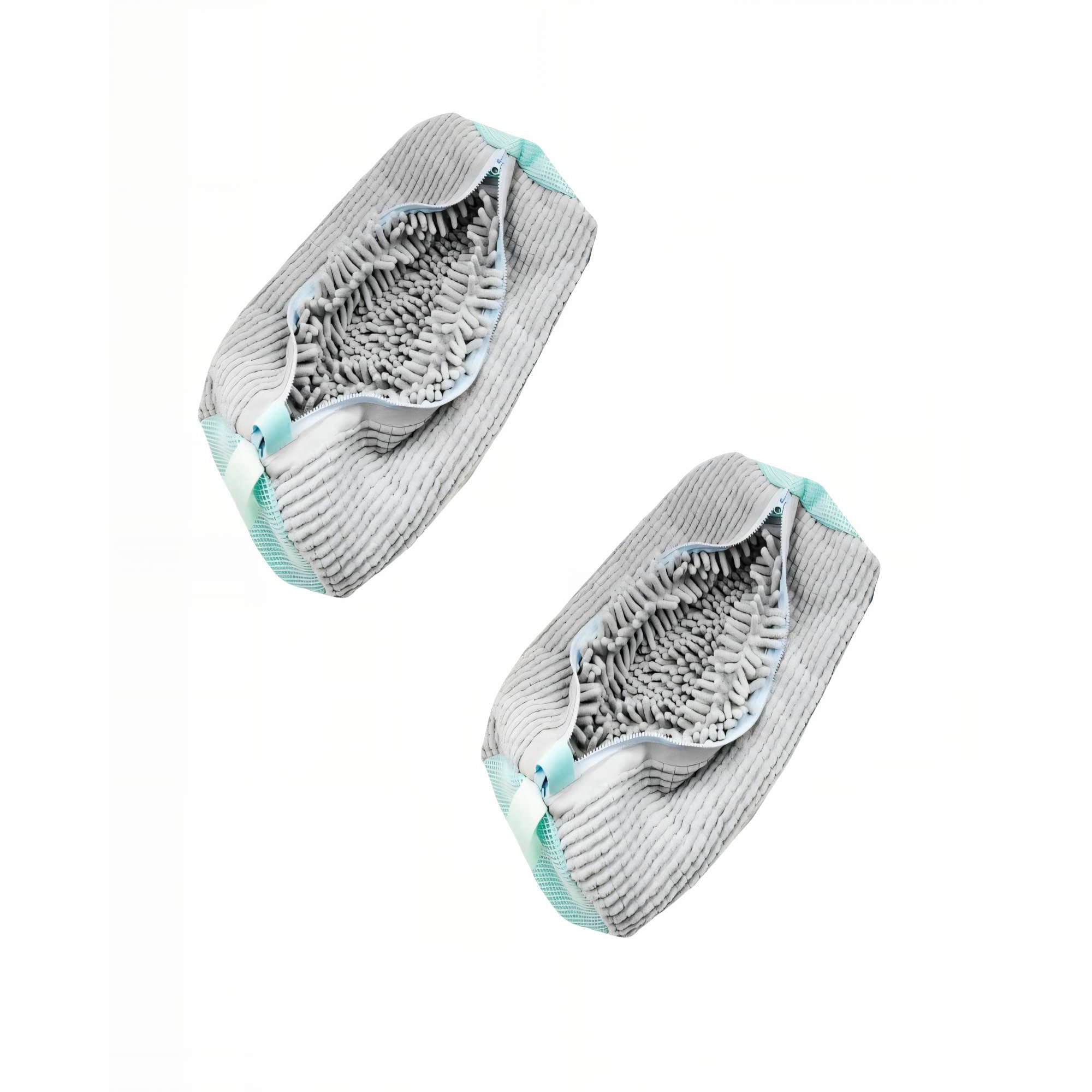 Genérico - Set De 2 Bolsas Con Cremallera Ykk Para Lavar Zapatos Color Gris