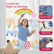 thumbnail image 3 of Crayones SYNCFUN 24 uds Giratorios Sedosos Lavables para Ventana, 3 of 7