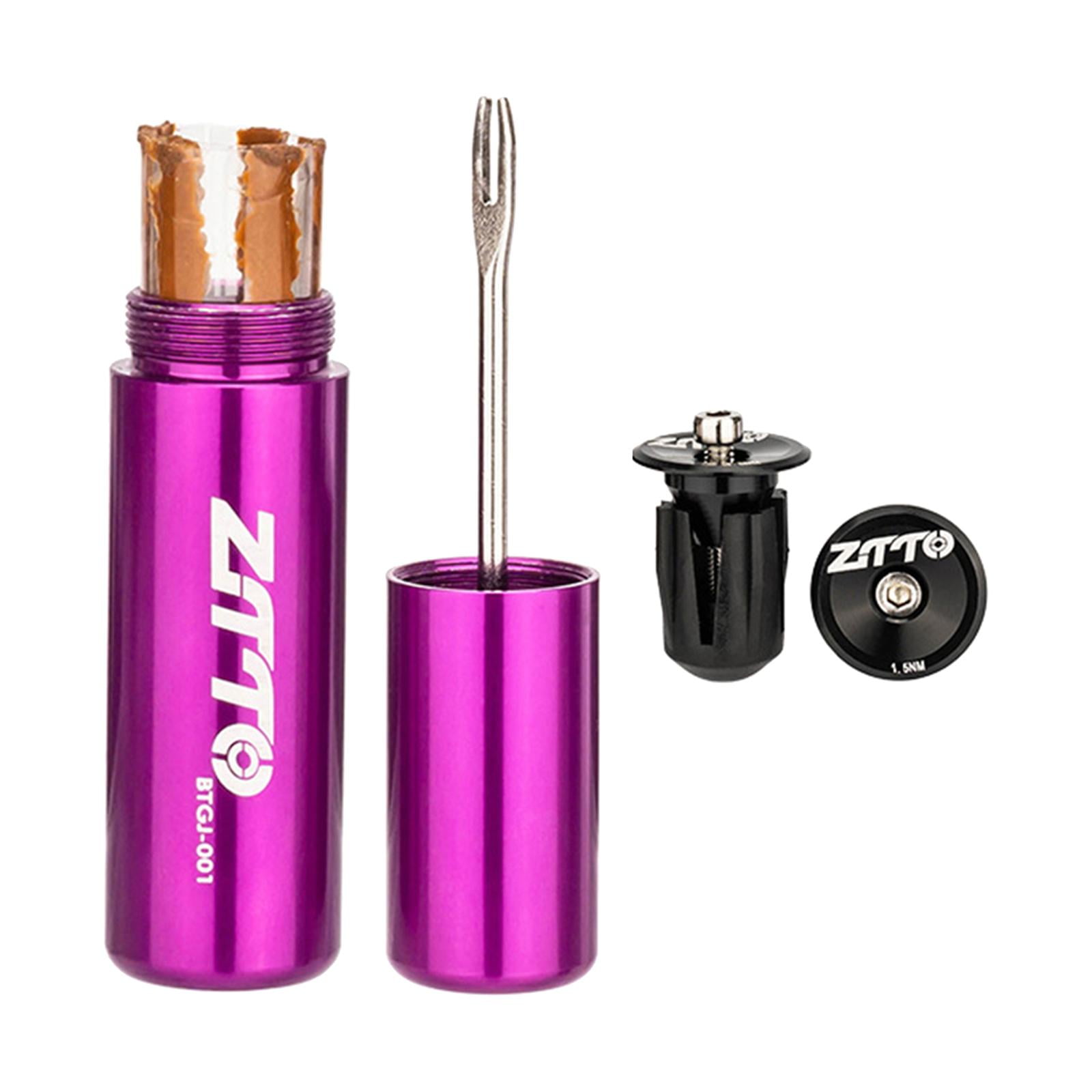 Ioensy - Kit De Reparación De Neumáticos De Bicicleta Sin Cámara Herramientas De Servicio De Bicicleta De Ciclismo Con Tapón