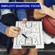 thumbnail image 2 of Portapapeles de Baloncesto Achiwish para Entrenadores, Pizarra de Borrado en Seco de Doble Cara, 2 of 7
