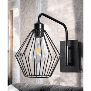 Want - Aplique Porta E27*1 Estilo Hierro
