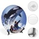 thumbnail image 4 of Liberen a Willy Plato decorativo de porcelana fina (bone china), plato decorativo de cerámica para hogar, oficina, soporte de pared, platos decorativos para dormitorio - 6 pulgadas (15 cm), 4 of 6