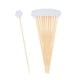 thumbnail image 4 of Selecciones De Madera Para Aperitivos, Suministros Para Fiestas, 12 Cm, Selecciones De Frutas Para Comida, Postre, Bastón, Copo De Nieve, 50 Piezas, 4 of 5