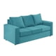 thumbnail image 2 of Sofa Kendy 3c Felpa 30 Turquesa, 2 of 6