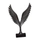 thumbnail image 3 of Escultura De Estatua De Ala De ángel Nórdico, Obra De Arte De Resina Para Dormitorio, Hotel, Oficina, Negro, 3 of 5