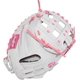 thumbnail image 4 of Guante de Softball Rawlings 84 cm Web H Mano Derecha Blanco/Rosa, 4 of 5