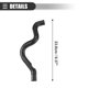 thumbnail image 5 of Kit de Válvula de Manguera de Respiración del Cárter de Unique Bargains para Audi A3 Goma 06A103213F Negro 1 Juego, 5 of 7