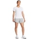thumbnail image 4 of Pantalones cortos Under Armour Fly de Heathered para mujer, color gris, 4 of 5