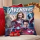 thumbnail image 4 of Los Vengadores Fundas de almohada de terciopelo con tema, regalos de funda de almohada, decoración para el hogar, cojín de lanzar, regalo de cumpleaños para fans y parejas.30*30cm., 4 of 6