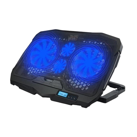 Soporte De Refrigeración Con Ventilador, 2 Puertos USB, 4 Ajustes De Altura, Almohadilla De Enfriamiento Para Computadora Portátil Para Estudiantes