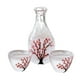 thumbnail image 1 of Juego De Sake De Cristal Japonés Para Frío/tibio/caliente Para Mesa De Comedor, Hotel, Oficina, 1 Jarra, 2 Tazas, 1 of 5