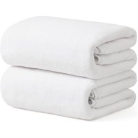 Aura Zeus - Set De 2 Toallas Grande De Baño Toallon 100 X 140 Cm Microfibra Az