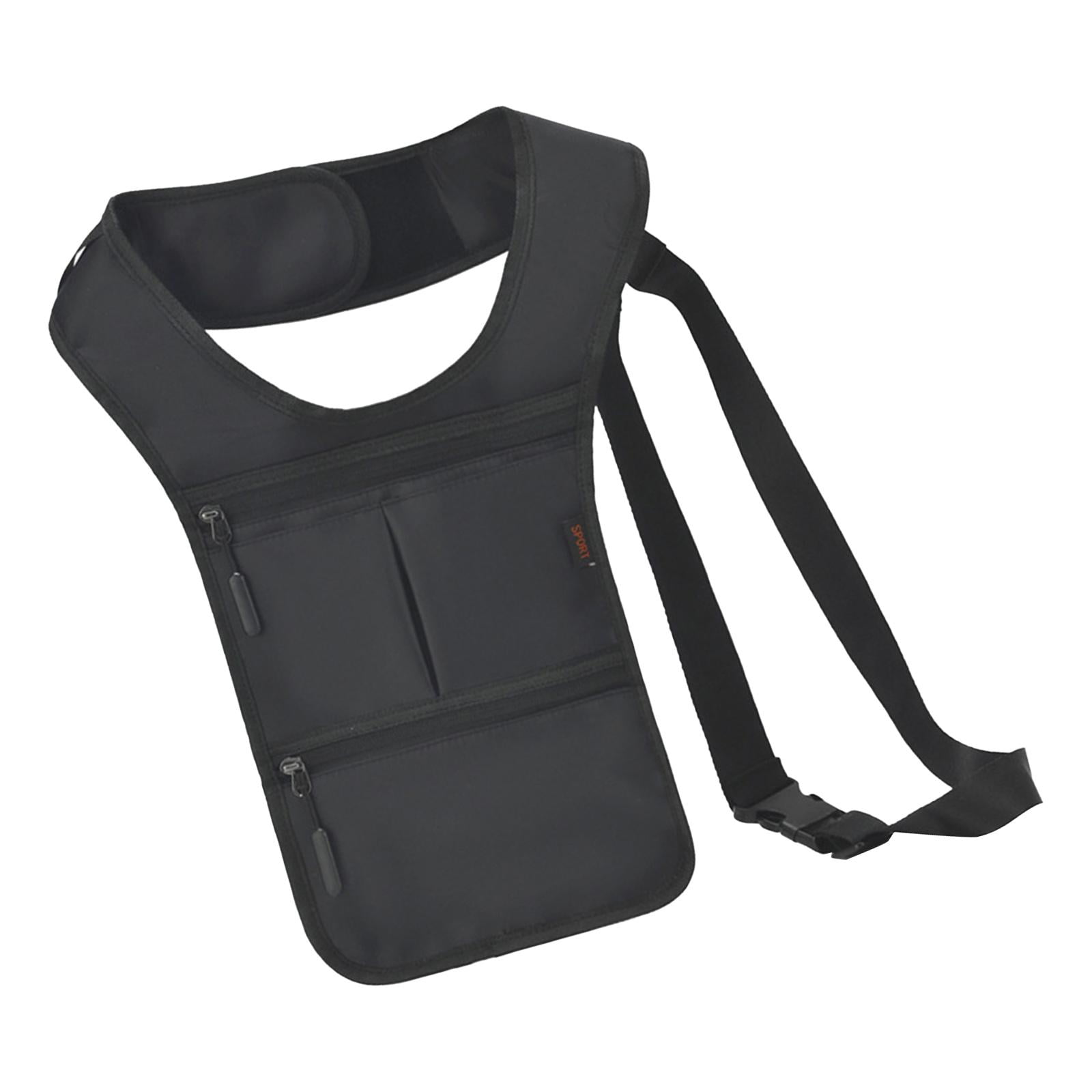 Ioensy - Bolso De Hombro Oculto Para Axilas, Paquete Oculto Portátil Para Deportes, Trabajo Al Aire Libre