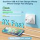 thumbnail image 2 of Cargador USB Linboll 20W de doble puerto USB‑C y USB‑A, 2 of 6