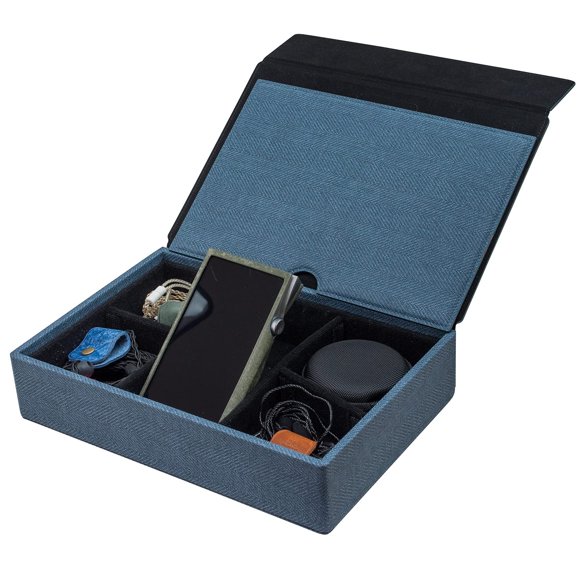 Funda de dispositivo MITER 260 mm de cuero PU azul índigo